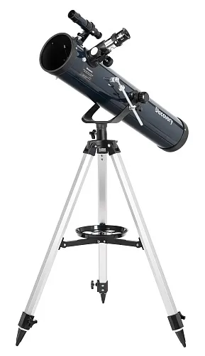 picture Levenhuk Discovery Spark Travel 76 Telescope with book