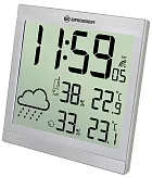 photo Bresser TemeoTrend JC LCD RC Weather Station (Wall clock), silver