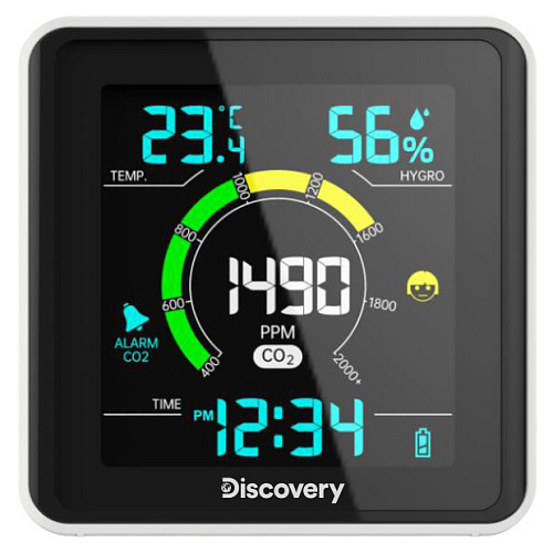 image Levenhuk Discovery Report WA40 Weather Station with CO2 Monitor