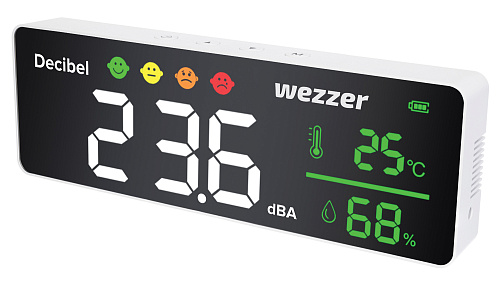 image Levenhuk Wezzer Teo TH70 Noise Monitor Thermohygrometer