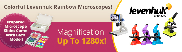 Image of Levenhuk Rainbow 50L microscope on Levenhuk's official website