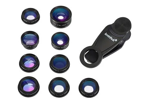 photo Levenhuk Lens S10 Smartphone Lens Set,  1