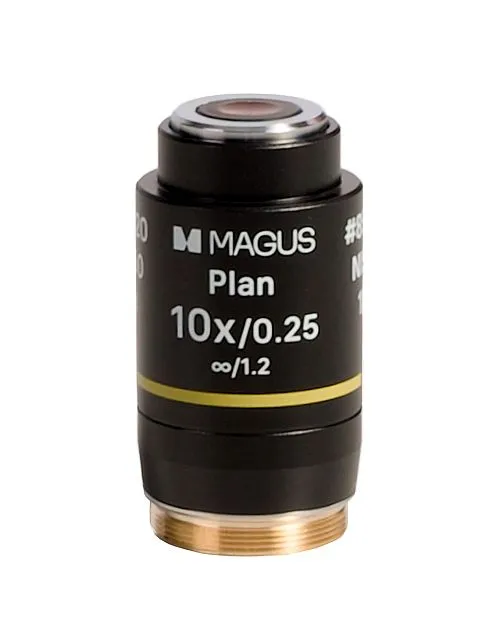 photograph MAGUS 10PL60V Plan 10х/0.25 ∞/1.2 H60mm Objective,  1