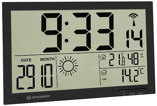 image Bresser MyTime Jumbo LCD Wall Clock