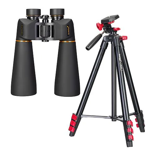 photo Levenhuk Bruno PLUS 25x70 Binoculars and Tripod Set,  1