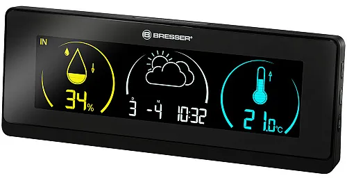 picture Bresser Temeo Life Weather Station with Color Display, black