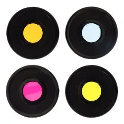 photo Bresser 1,25" Color Filters Set Essential (Red, Green, Blue, Yellow)
