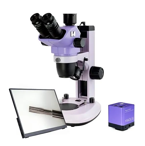 image MAGUS Stereo D7T LCD BASE Digital Stereomicroscope