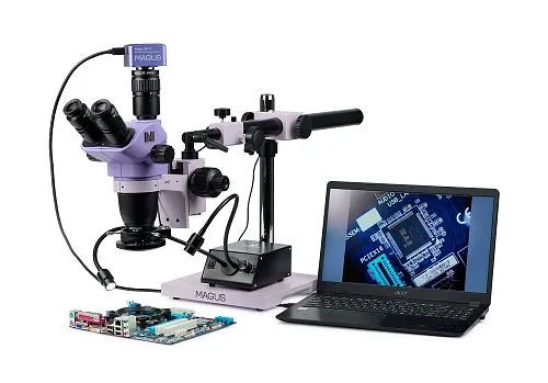 photo MAGUS Stereo D8TR Digital Stereomicroscope for Electronics Repair,  1