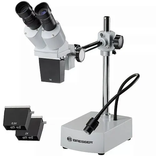 image Bresser Biorit ICD CS 5–20x LED Stereo Microscope,  1