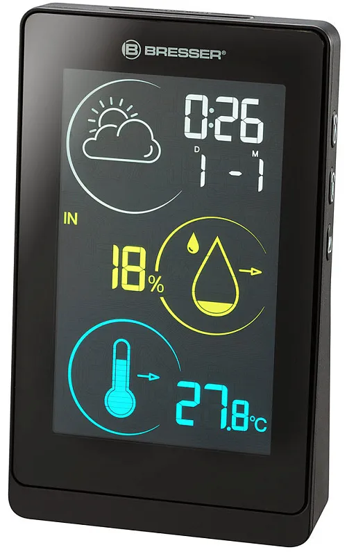 photograph Bresser Temeo Life H Weather Station with Color Display, black