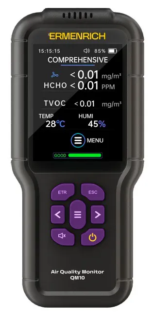 picture Ermenrich QM10 Air Quality Monitor,  1