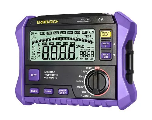 photo Ermenrich Ping ET50 Insulation Tester,  1