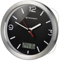 image Bresser MyTime Bath Bathroom Clock, black