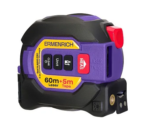 picture Ermenrich Reel SLR600 PRO 3-in-1 Laser Tape Measure,  1
