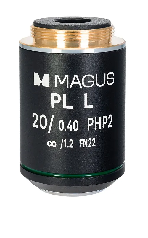 picture MAGUS 20HP 20х/0.40 Plan L phase PHP2  ∞/1.2 WD 8.0mm Objective