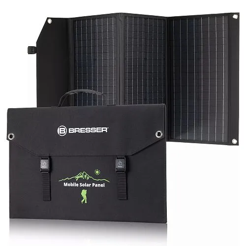 photograph Bresser Mobile Solar Charger 90 Watt with USB,  1