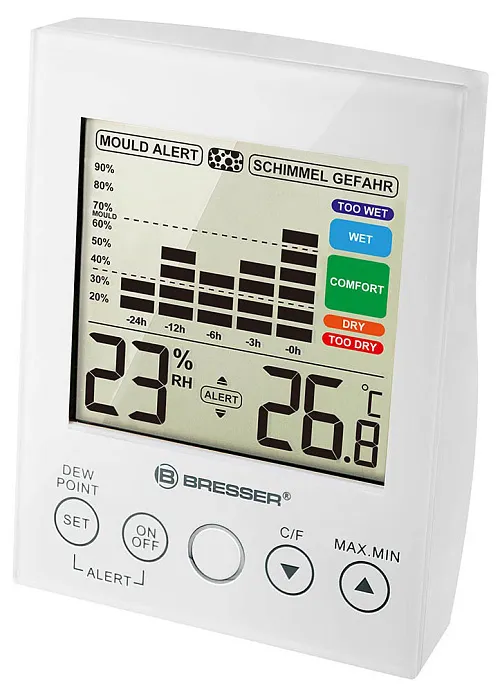 photograph Bresser Mould Alert Hygrometer, white