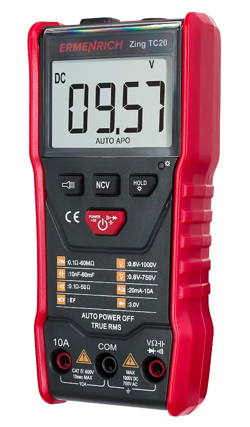 photo Ermenrich Zing TC20 Digital Multimeter