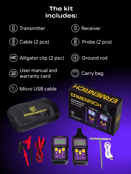 picture Ermenrich Ping SM150 Underground Wire Locator,  15