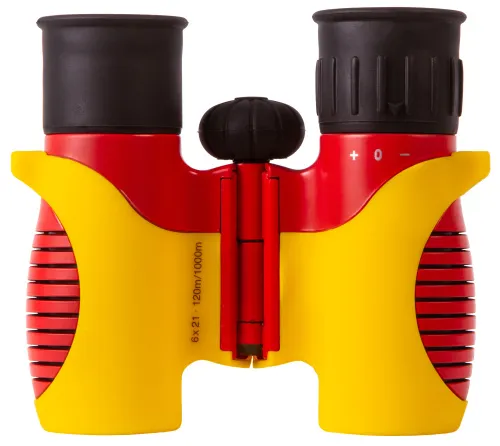 image Bresser Junior 6x21 Binoculars for children, yellow,  4