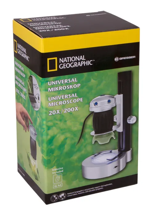 photograph Bresser National Geographic Digital USB Microscope with stand,  9