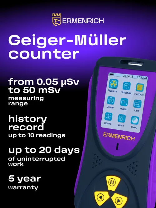 image Ermenrich Ping RD50 Radiation Detector,  9