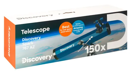 photo Levenhuk Discovery Spark 767 AZ Telescope with book,  15