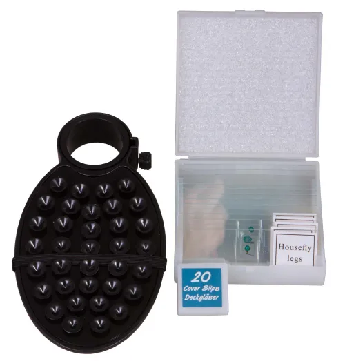 photo Bresser Erudit Basic 40–400x Microscope,  15