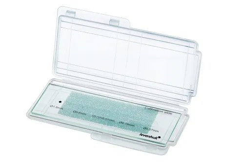 photo Levenhuk MED X/Y Calibration Slide,  2