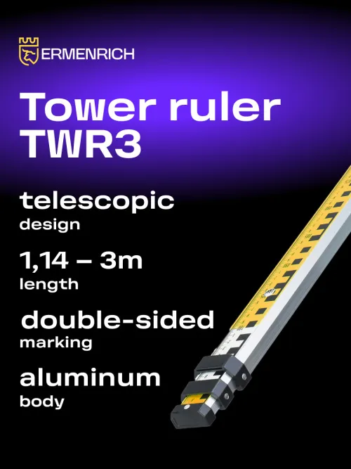 photo Ermenrich Reel TWR3 Tower Ruler,  8