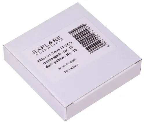 photograph Explore Scientific Dark Yellow N15 1.25" Filter,  6