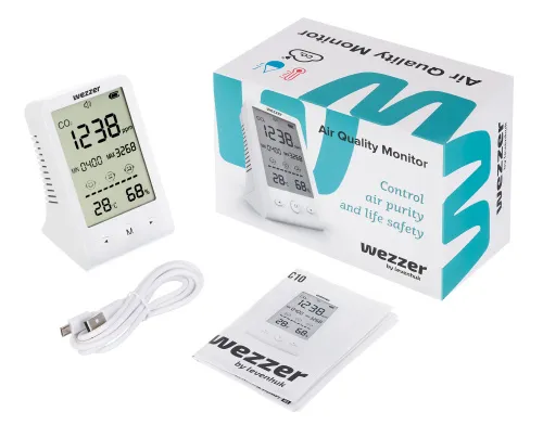photo Levenhuk Wezzer Air MC10 Air Quality Monitor,  2