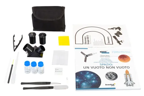 photo Levenhuk Discovery Scope Set 3 with book,  4