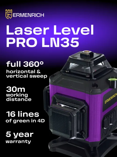 picture Ermenrich PRO LN35 Laser Level,  12