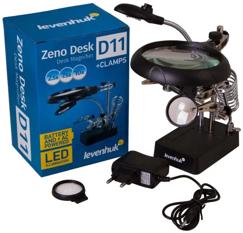 photo Levenhuk Zeno Desk D11 Magnifier,  4
