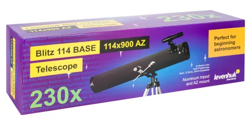photograph Levenhuk Blitz 114 BASE Telescope,  12