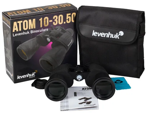 image Levenhuk Atom 10–30x50 Binoculars,  2