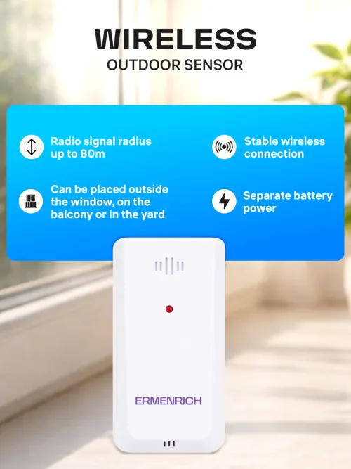 image Ermenrich Report WR40 Weather Station,  14