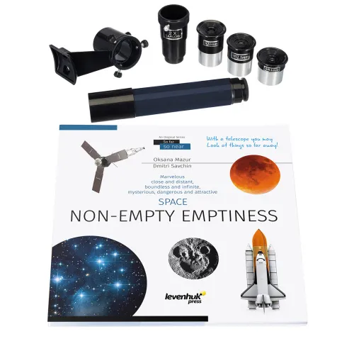 image Levenhuk Discovery Spark 114 AZ Telescope with book,  3