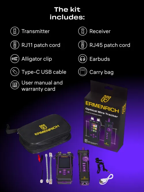 image Ermenrich NetGeeks NP60 Optical Wire Tracker,  18
