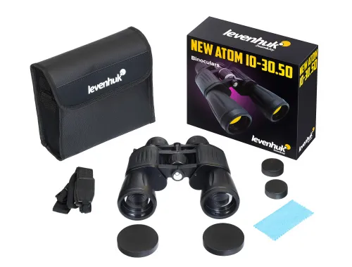 picture Levenhuk New Atom 10–30x50 Binoculars,  4
