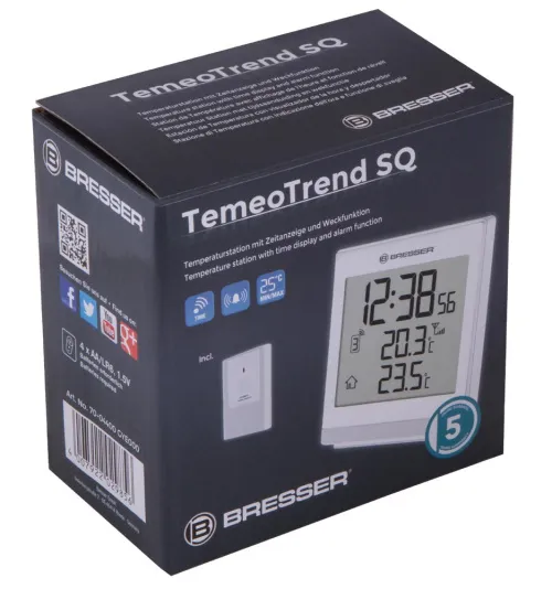image Bresser TemeoTrend SQ RC Weather Station, white,  10