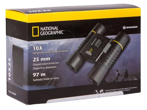 photograph Bresser National Geographic 10x25 Binoculars,  8