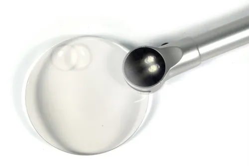 image Levenhuk Zeno 400 LED Magnifier, 2/4x, 88/21mm, Metal,  4