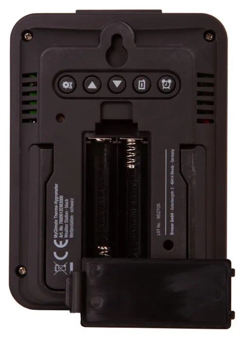 image Bresser MyClimate Thermo/Hygrometer Clock, white,  10