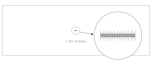 photograph MAGUS CS1 Calibration Slide (0.01),  4