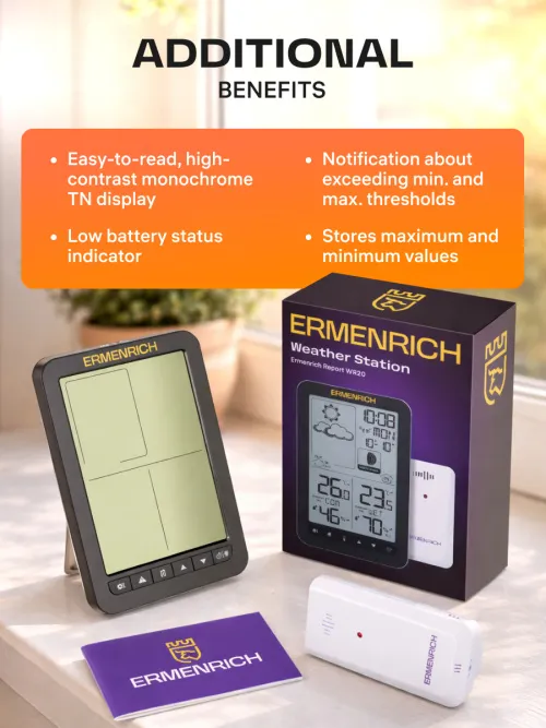 photograph Ermenrich Report WR20 Weather Station,  17