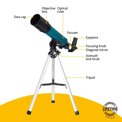image Levenhuk LabZZ TK50 Telescope with case,  11