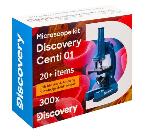 photo Levenhuk Discovery Centi 01 Microscope with book,  14